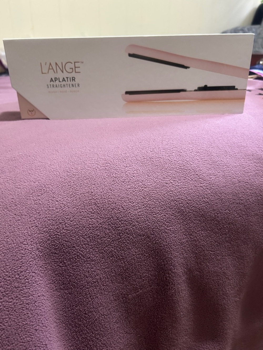 Lange Hair Product Packaging - White Box with Black Print